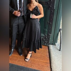 Hutch - Bow Tie Strapless Dress - size US 2